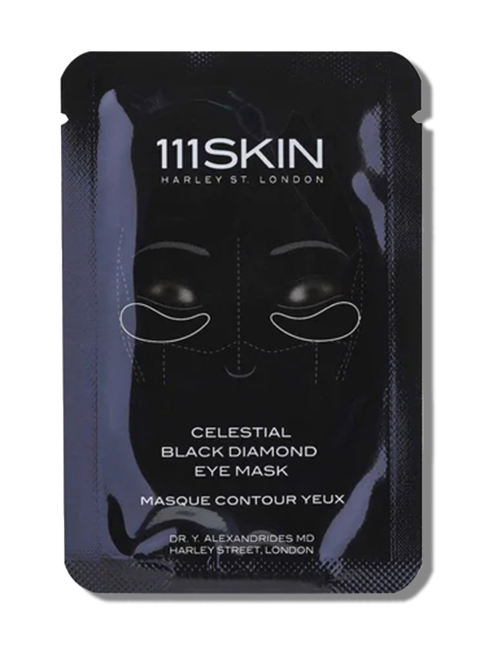Celestial Black Diamond Eye Mask 111Skin 1 Pack 