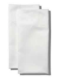White Satin Pillow Cases LIFESTYLE Savvy Sleepers 