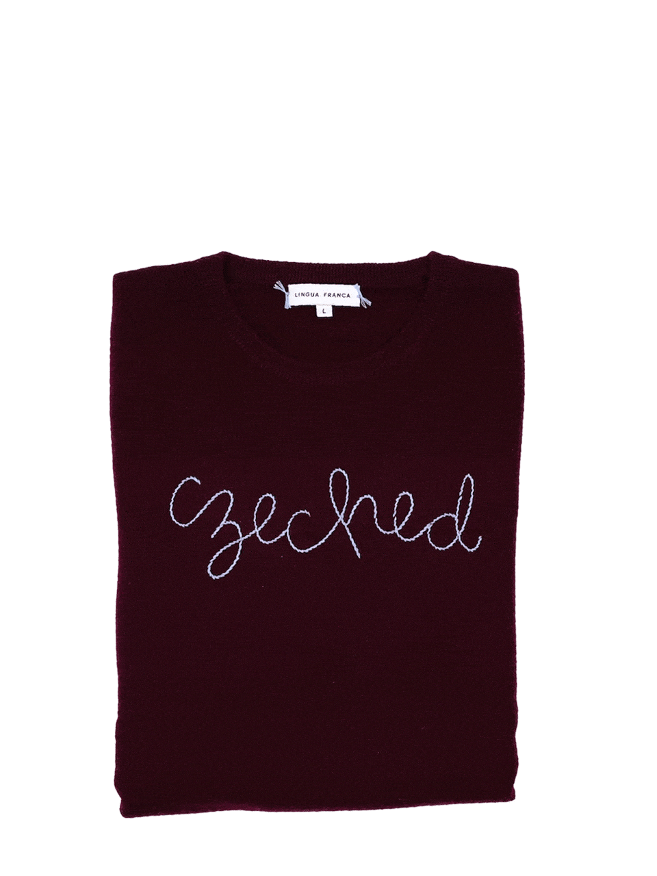 Women's Czeched Cashmere Sweater Lifestyle Lingua Franca 