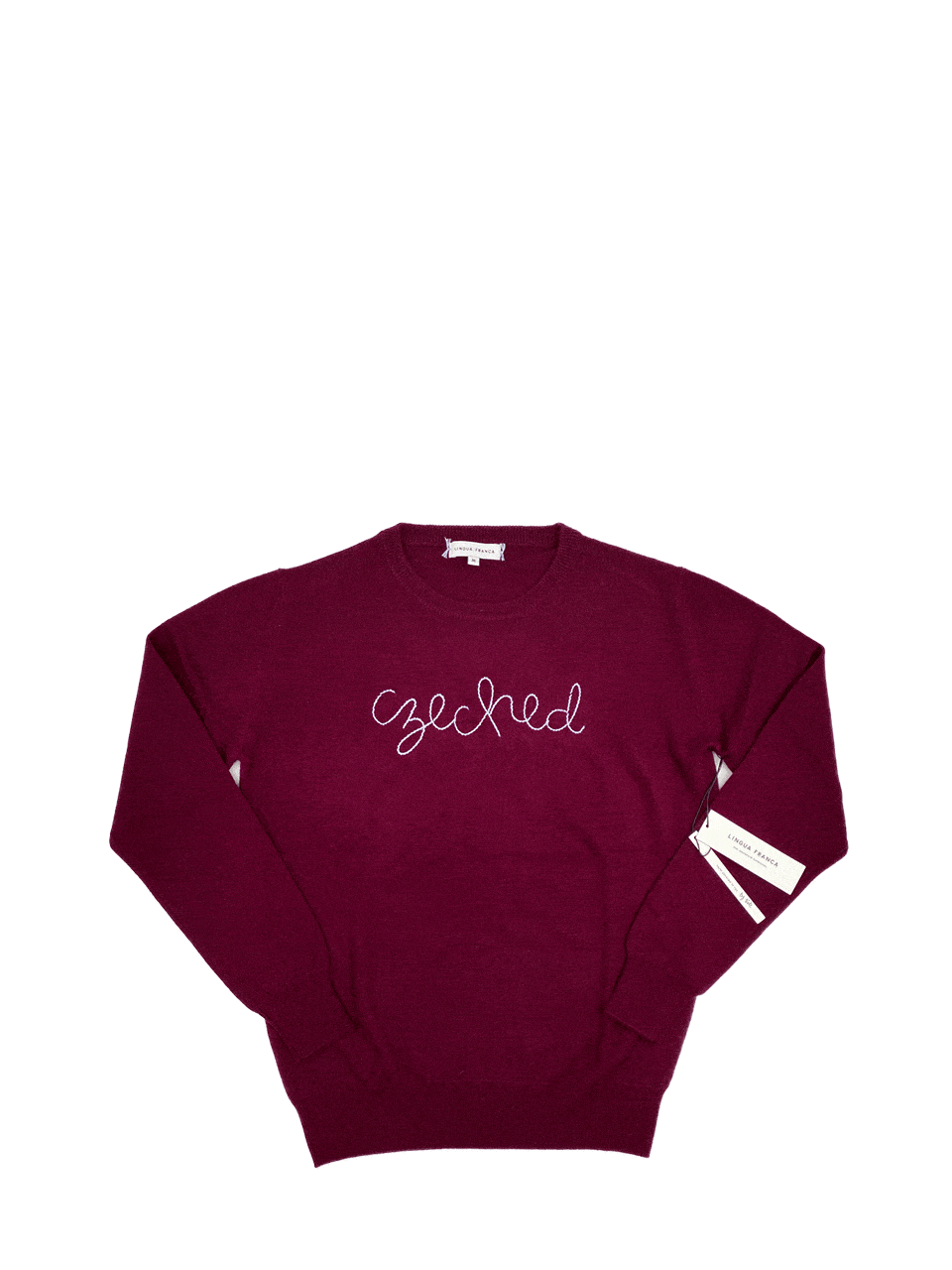 Women's Czeched Cashmere Sweater Lifestyle Lingua Franca 