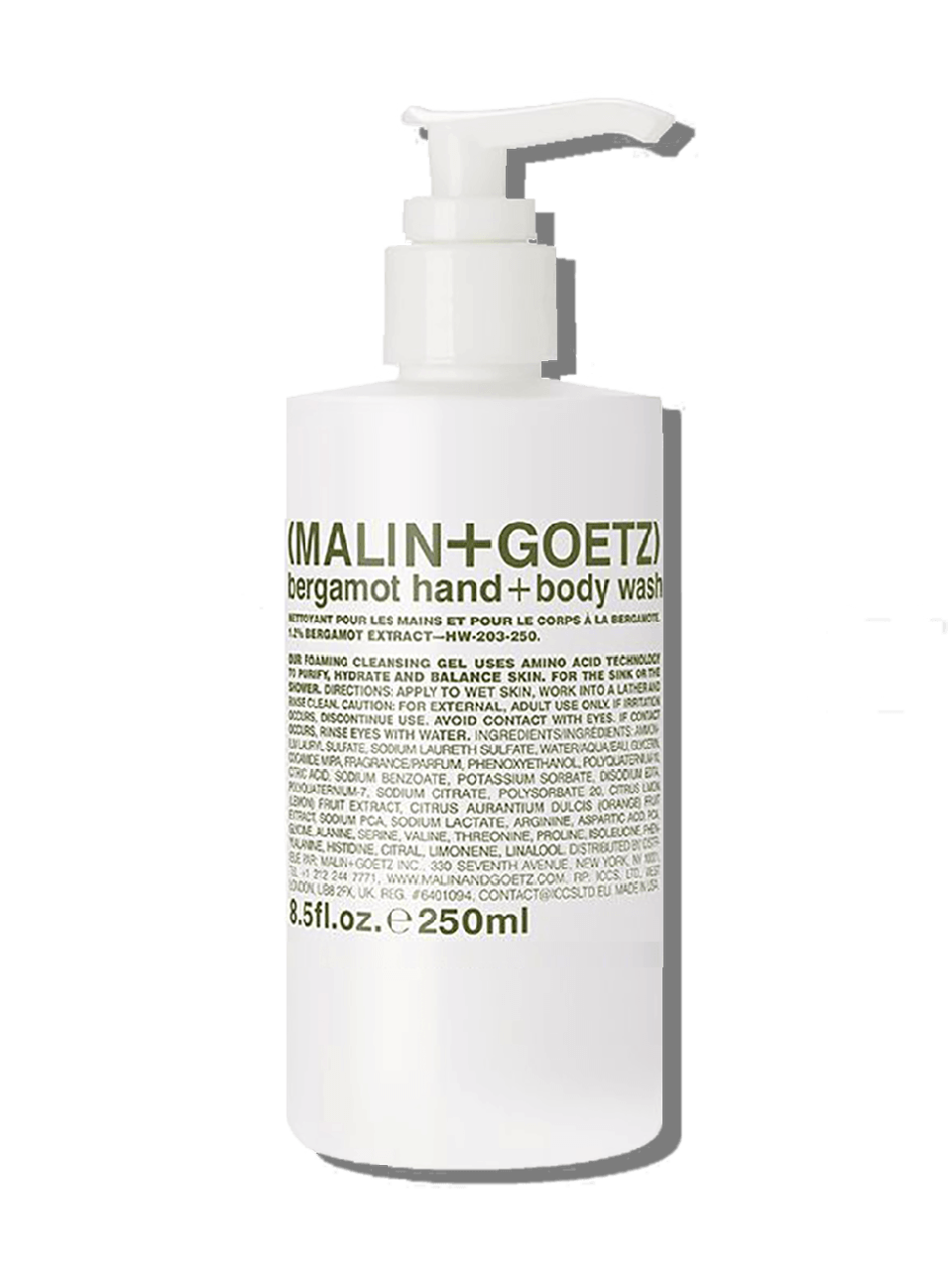 Bergamot Hand and Body Wash LIFESTYLE Malin and Goetz 