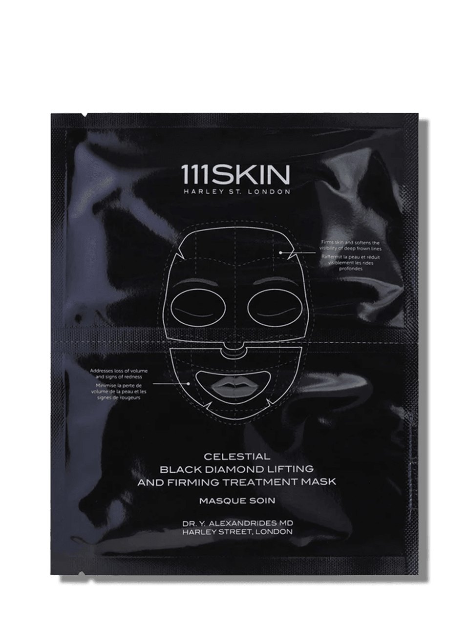 Celestial Black Diamond Lifting and Firming Masks for Face or Neck 