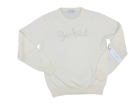 Women's Cream Czeched Cashmere Sweater
