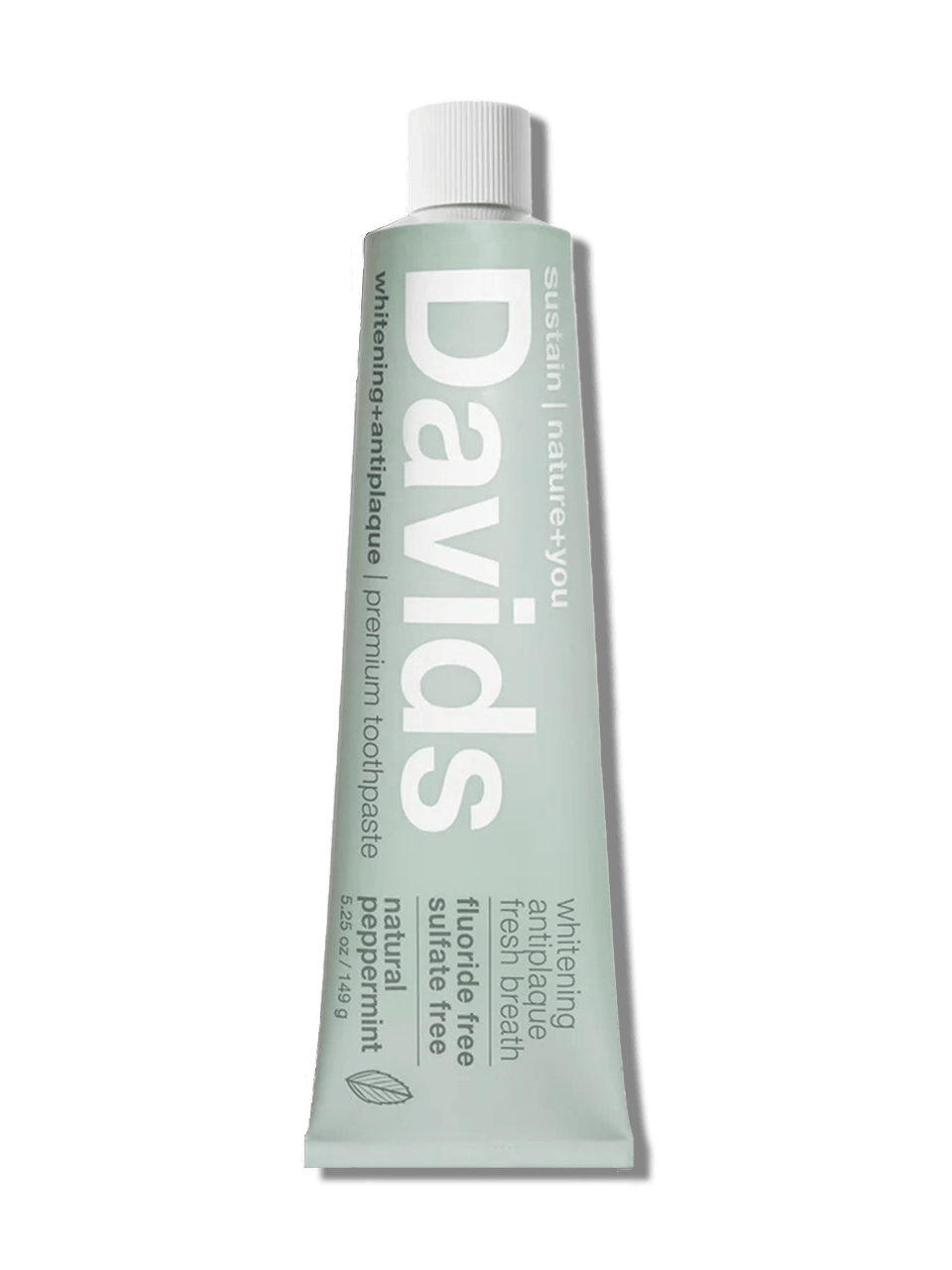 Peppermint premium natural toothpaste Davids 