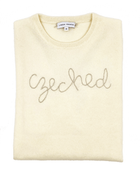Women's Czeched Cashmere Sweater LIFESTYLE Lingua Franca 